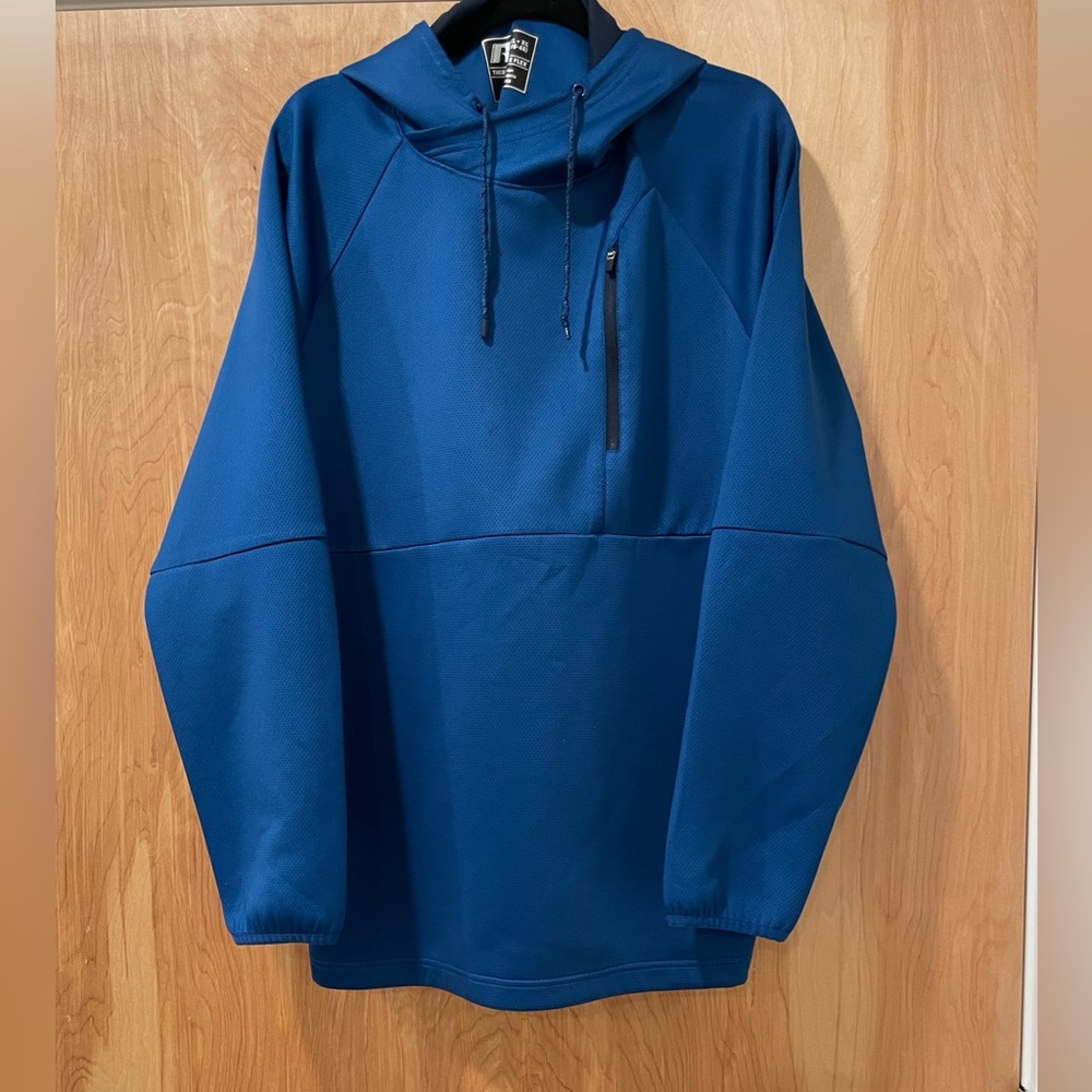 Russell Athletic Thermaforce Flex Hoodie in Blue